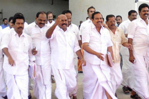 File photo of AIADMK MLAs