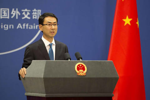 hinese Foreign Ministry spokesperson Geng Shuang