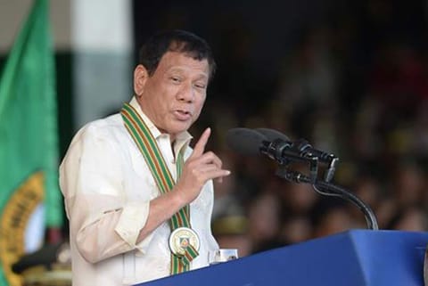 Philippine President Rodrigo Duterte