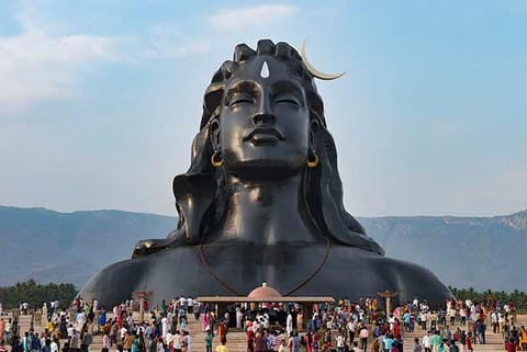 Adiyogi bust at Isha Foundation in Coimbatore