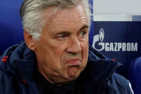 Coach Carlo Ancelotti