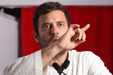 Congress vice-president Rahul Gandhi