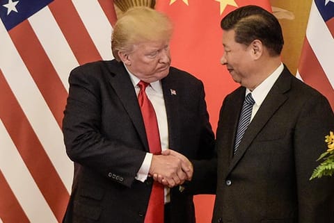 US President Donald Trump and China's President Xi Jinping