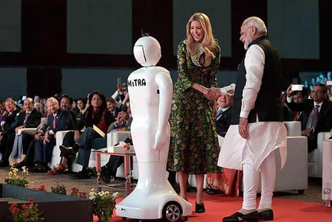 PM Narendra Modi with Ivanka Trump during the inauguration of the Global Entrepreneurship Summit
