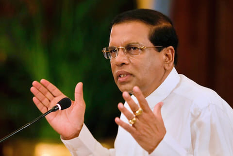 Sri Lanka President Maithripala Sirisena