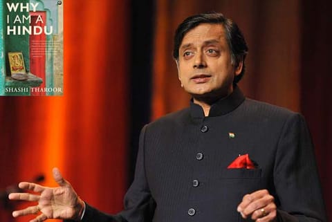 Shashi Tharoor.(Inset: The book)