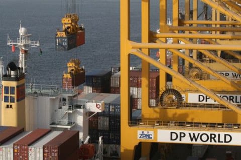 DP World operations in the Port of Jebel Ali in Dubai.