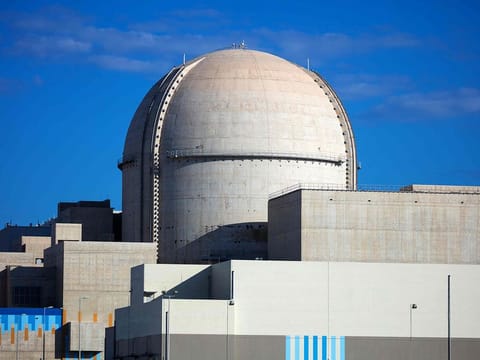 Peaceful Barakah Nuclear Energy Plant in the Al Dhafra region of the emirate of Abu Dhabi.