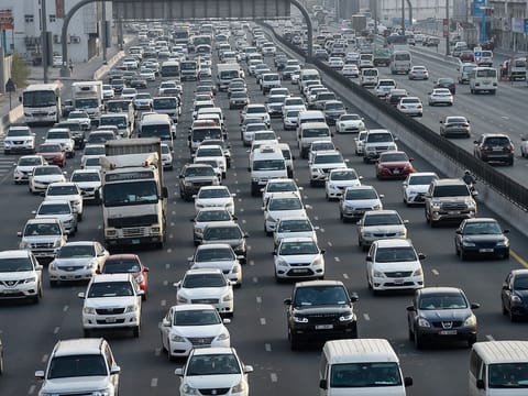 Find the latest information on UAE road closures and alternative routes for ongoing infrastructure and metro projects. Picture used for illustrative purposes.