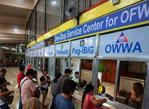 A one-stop service centre for overseas Filipino workers (OFWs)
