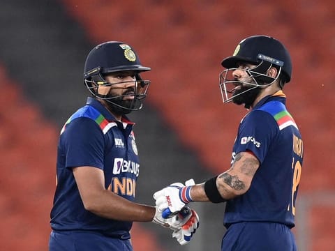 Rohit Sharma and Virat Kohli.