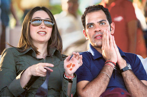 Sanjay Kapur and Karisma Kapoor