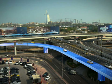 A Dh165 million project has been undertaken to make road upgrades around Mall of the Emirates