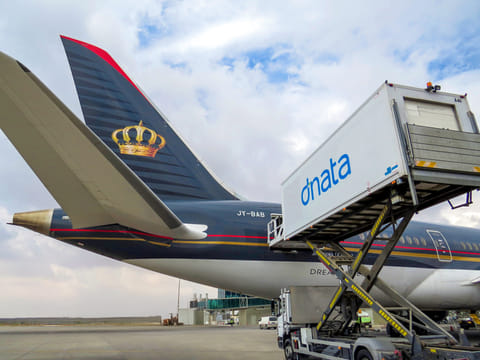 dnata produces and uplifts 4.4m meals annually with a team of over 380 professionals in Amman.