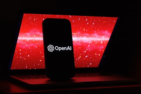 OpenAI, DeepSeek And ChatGPT Artificial Intelligence Illustrations