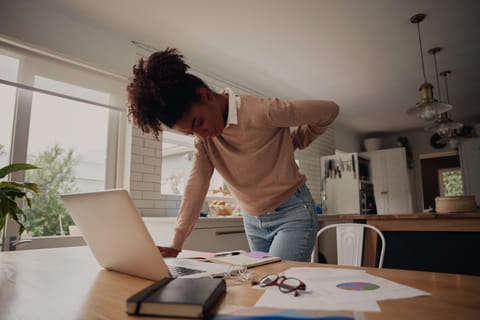 Some studies suggest that standing for too long can cause its own set of problems. Prolonged standing can lead to discomfort in your legs, knees, and lower back.