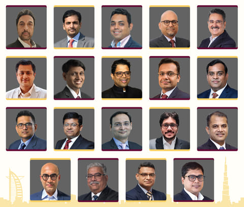 Speakers in profile at the Dubai PMS AIF Summit