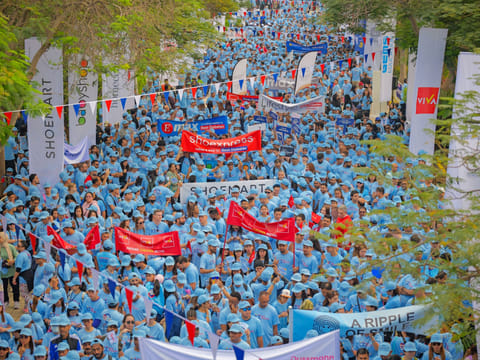 More than 16,500 residents, including 3,500 children, participated in the 15th annual Beat Diabetes Walk at Za’abeel Park in Dubai.