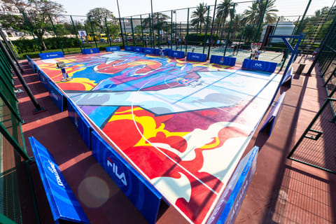 The newly designed sports fields courts have been developed in key locations across Dubai