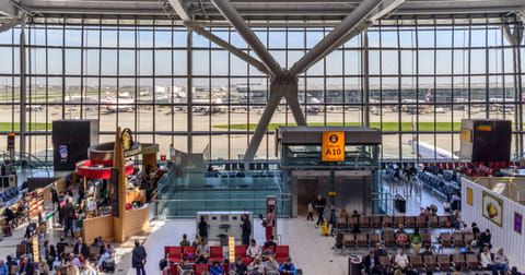 The patients treated at Terminal 4 were not seriously injured and that officers found no trace of any dangerous material.