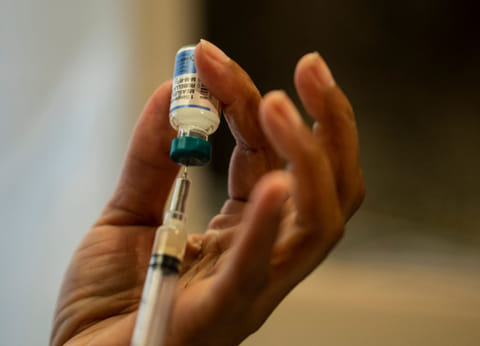 Vaccination against the respiratory virus is very effective at conferring lifetime immunity -- with two doses estimated to be 97 percent effective.