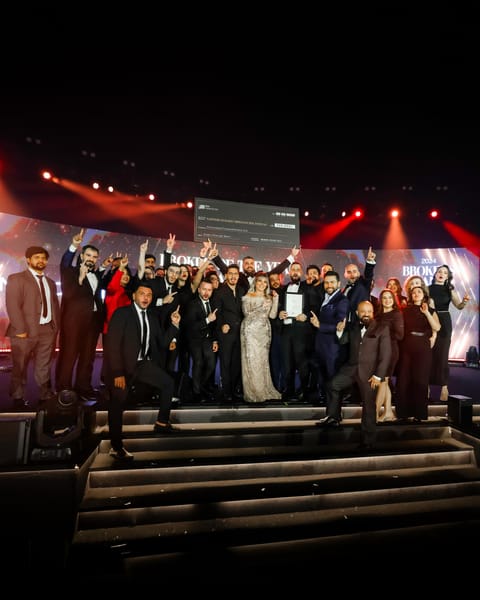 Nationwide Middle East Properties team at RAK Properties Awards 2024