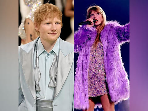 Ed Sheeran, Taylor Swift (Image source: Instagram/ @teddysphotos, @taylorswift)