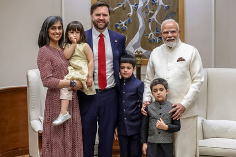 US Vice President Vance and his family are on a high-profile trip that underscores India’s importance among countries seeking trade talks with the US.