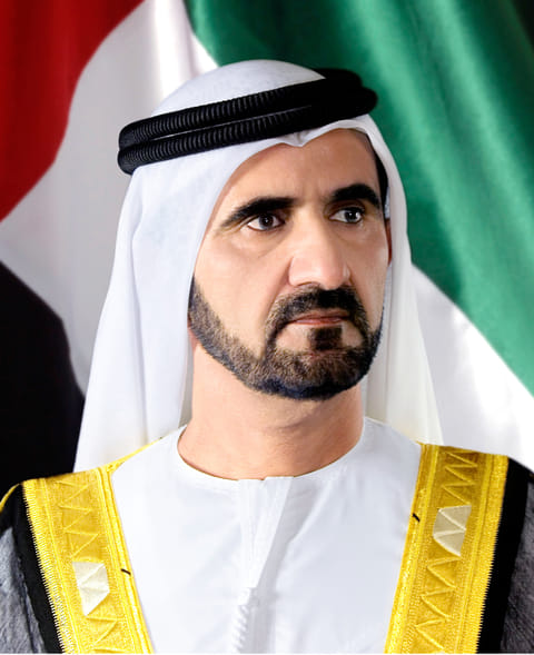 His Highness Sheikh Mohammed bin Rashid Al Maktoum, Vice President and Prime Minister of the UAE, and Ruler of Dubai.