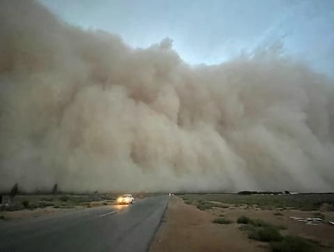 The Saudi National Centre of Meteorology (NCM) had cautioned that parts of Al Qassim would be affected by active winds.