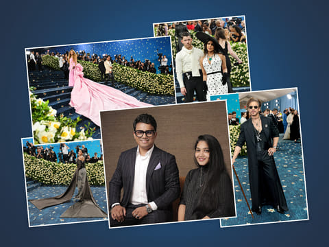 Made in Kerala: The couple (centre) from Alappuzha who spearheaded the mammoth task of weaving the blue carpet for MET Gala 2025