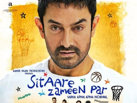 Aamir Khan in ‘Sitaare Zameen Par’ poster: The film has crossed over Rs 245 crore worldwide.