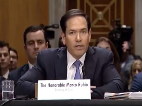 US Secretary of State Marco Rubio