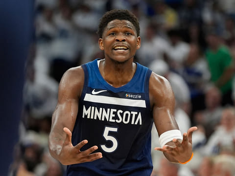 Edwards scored 16 points in the first quarter, outproducing the Thunder as the T-Wolves seized their biggest lead of the series to that point at 34-14.