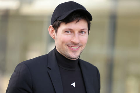 Pavel Durov, CEO and co-founder of Telegram messaging app, arrives at the Paris courthouse for a hearing, in Paris on December 6, 2024.