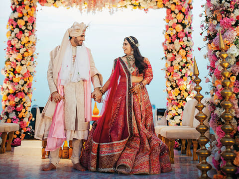 At this soulful destination wedding in Goa, the ring bearer wore fur and every detail was leashed to personal meaning.