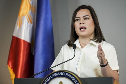 Philippine Vice President Duterte Vows to Fight Impeachment Case