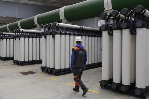 Middle East relies heavily on desalinated water for cities and industry. Image used for illustrative purposes.
