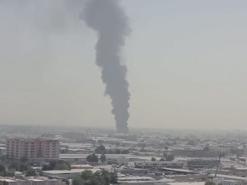 The cause of the fire was not immediately clear.