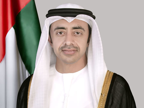 Sheikh Abdullah bin Zayed Al Nahyan, UAE's Deputy Prime Minister and Minister of Foreign Affairs