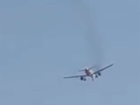 All 153 passengers and 6 crew members on board were unharmed, according to the airline.