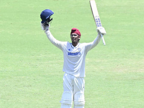Truck driver's son smashes 52-ball 103 batting at No 9 for India U19 in England