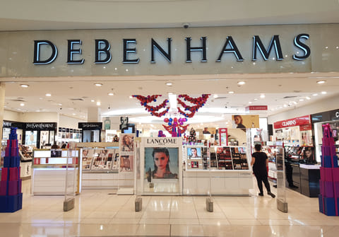 Debenhams store.