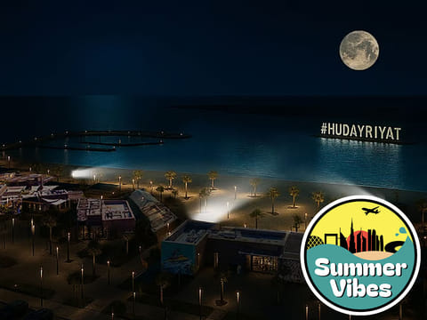 Abu Dhabi’s first night beach opens on Hudayriyat Island