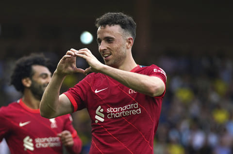 Liverpool's Diogo Jota, who was killed in a car crash along with his brother in Spain on Thursday.