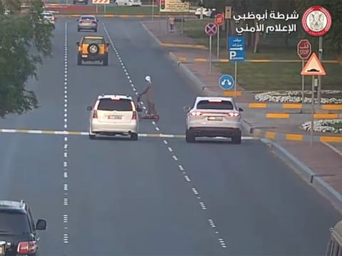 Video: E-scooter riders risk lives on Abu Dhabi’s busy roads; police issue warning