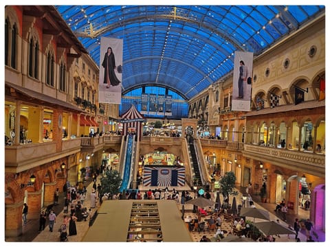 "Architectural grandeur" - Suhail Shaik Mohideen has captured the captivating interior of Mercato Mall. The image beautifully highlights the mall’s Renaissance inspired architecture and lively, vibrant atmosphere.