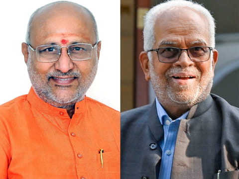 C.P. Radhakrishnan and B. Sudarshan Reddy. The race for India's next vice-president pits 'Tamil self-respect' against 'Andhra pride'.