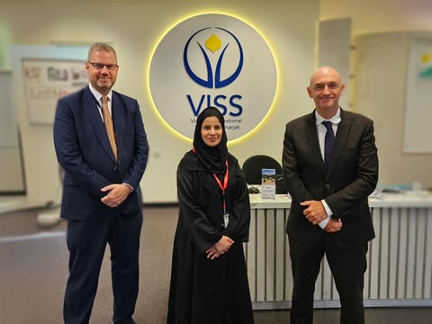 The VISS Group (Victoria International School of Sharjah) welcomes Chaltham Ali, Lead of Education for Apple UAE, to its central office