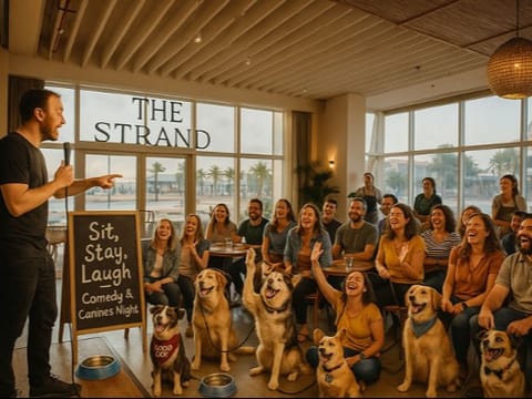 A la carte food and drinks will be available, but seating is extremely limited, so book faster than your dog can chase a tennis ball.